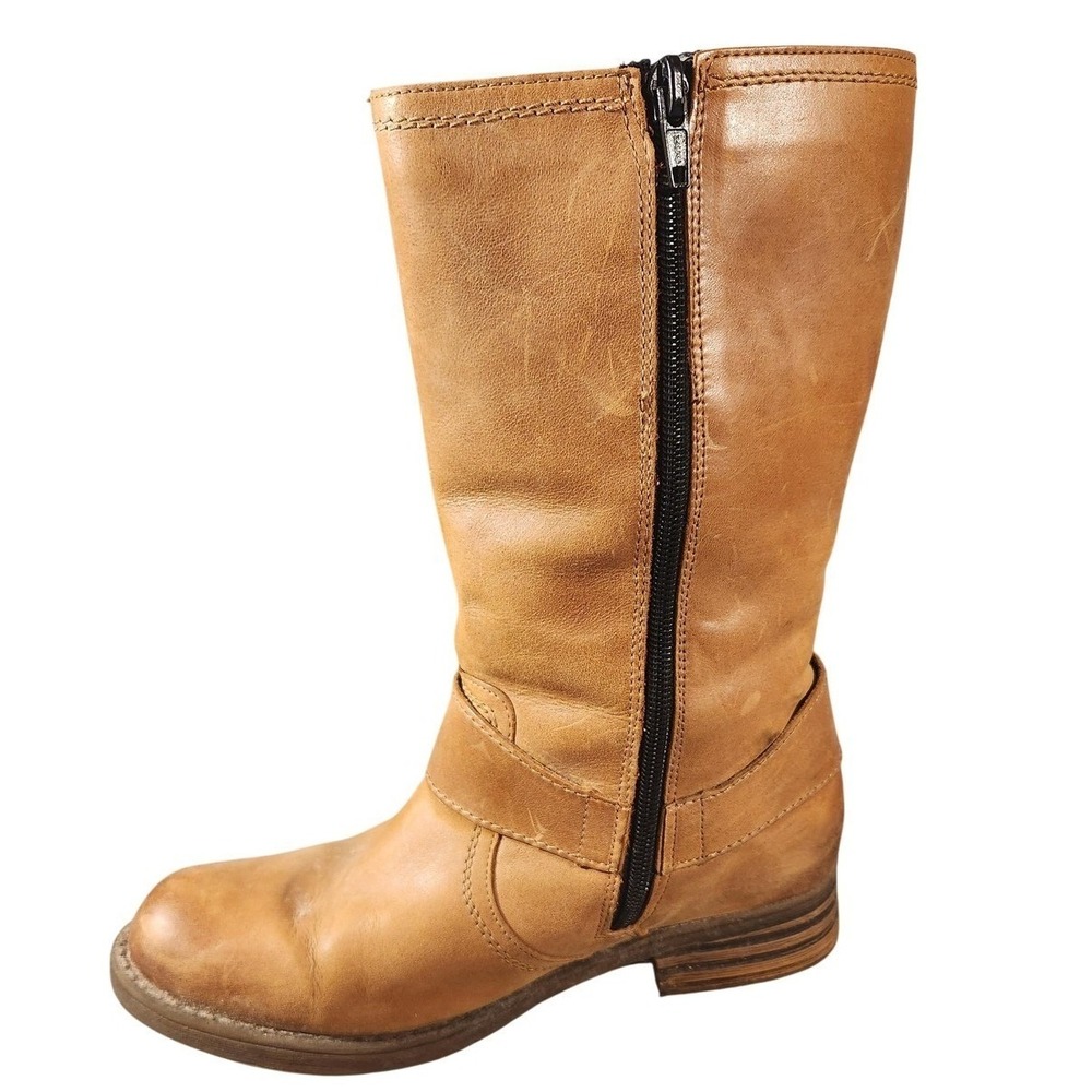 Remonte Dorndorf Boots Womens Size 7.5 Brown Leather Biker Moto Equestrian